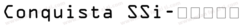 Conquista SSi字体转换
